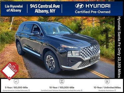 2023 Hyundai Santa FE Hybrid AWD Blue 4DR Crossover