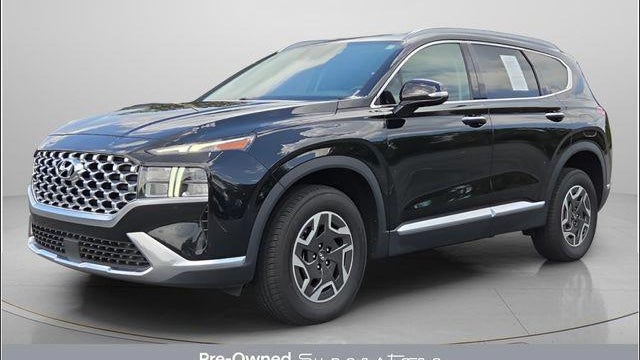 Preowned 2023 Hyundai SANTA FE Hybrid Blue for Sale