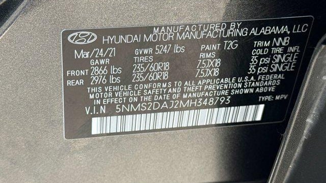 2021 Hyundai SANTA FE SEL