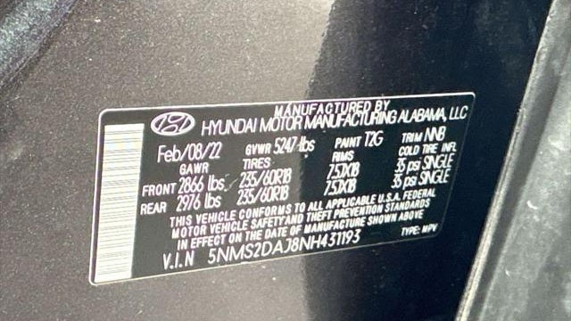 2022 Hyundai SANTA FE SEL