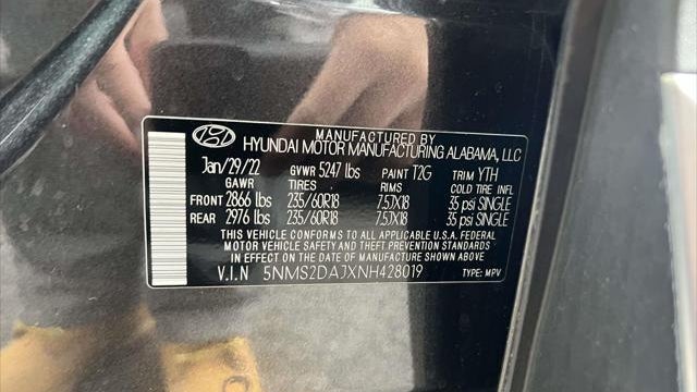 2022 Hyundai SANTA FE SEL
