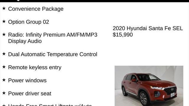 2020 Hyundai SANTA FE SEL