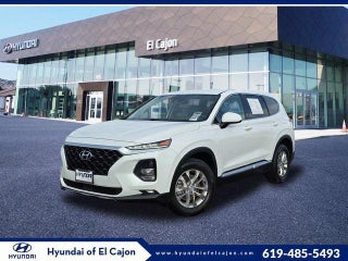 2019 Hyundai SANTA FE with Quartz White Exterior