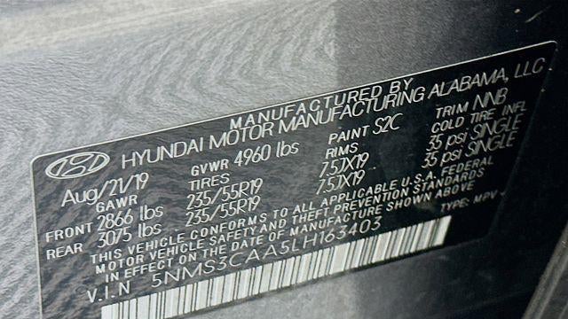 2020 Hyundai SANTA FE SEL 2.0T