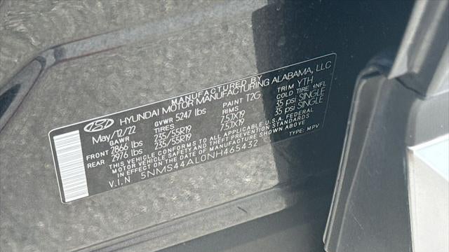 2022 Hyundai SANTA FE Limited
