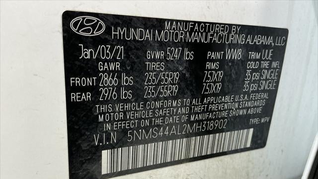 2021 Hyundai SANTA FE Limited