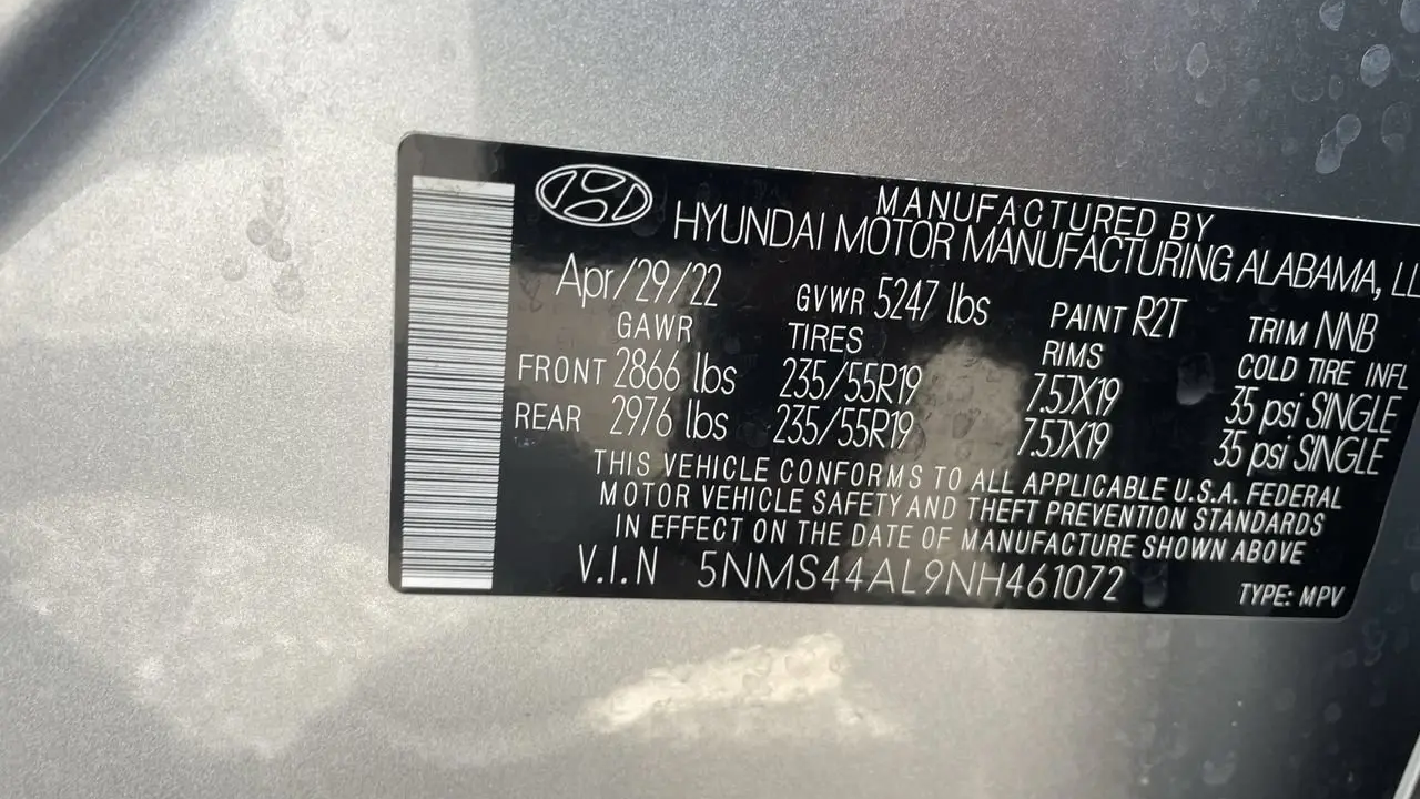 2022 Hyundai SANTA FE Limited