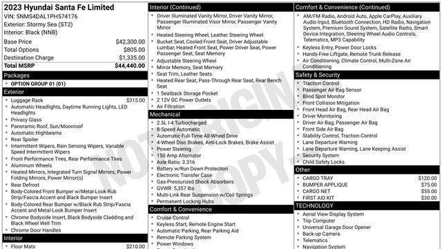 2023 Hyundai SANTA FE Limited