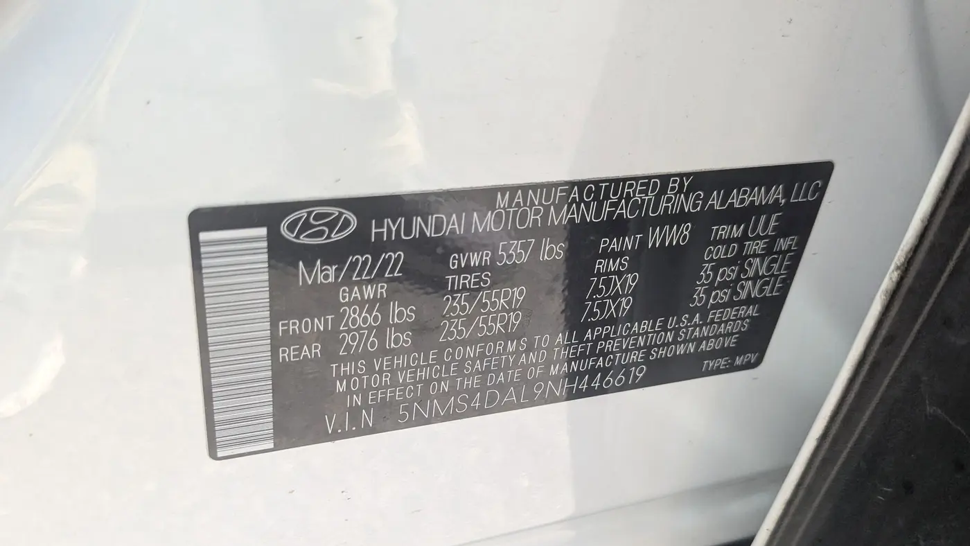 2022 Hyundai SANTA FE Limited