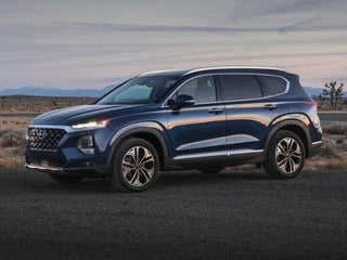 2019 Hyundai SANTA FE with Quartz White Exterior