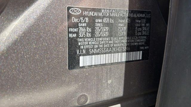 2019 Hyundai SANTA FE Limited 2.0T