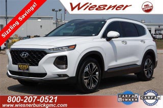 2020 Hyundai SANTA FE with Quartz White Exterior