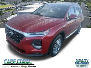 2019 Hyundai SANTA FE with Scarlet Red Exterior