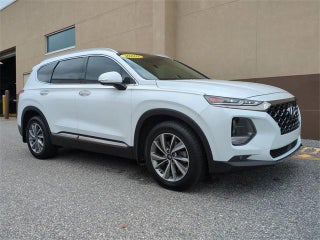 2020 Hyundai SANTA FE with Quartz White Exterior