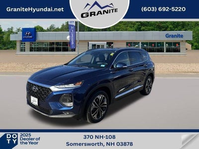2019 Hyundai Santa FE AWD Limited 2.0T 4DR Crossover