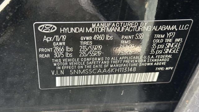 2019 Hyundai SANTA FE Ultimate 2.0T