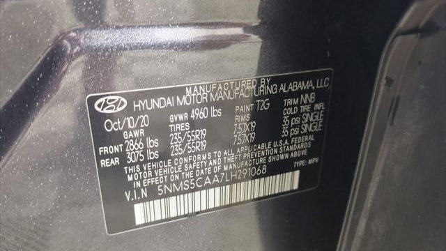2020 Hyundai SANTA FE Limited 2.0T