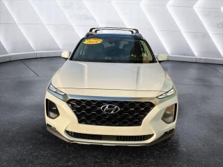 2019 Hyundai SANTA FE with Quartz White Exterior