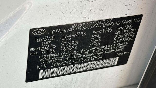 2020 Hyundai SANTA FE Limited