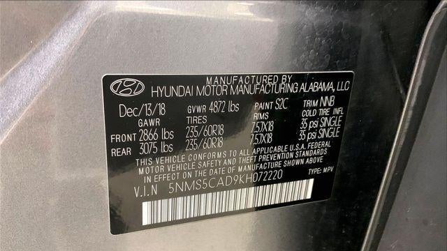 2019 Hyundai SANTA FE Limited 2.4L