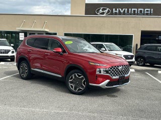 2023 Hyundai SANTA FE Hybrid with Calypso Red Exterior