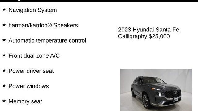 2023 Hyundai SANTA FE Calligraphy