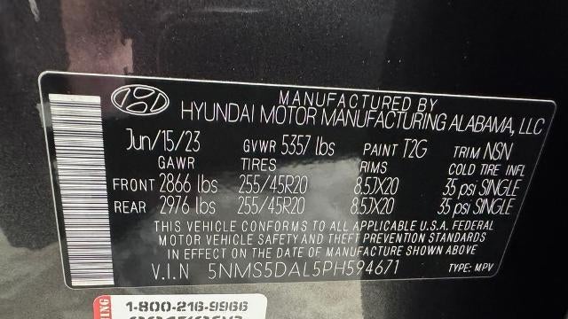 2023 Hyundai SANTA FE Calligraphy