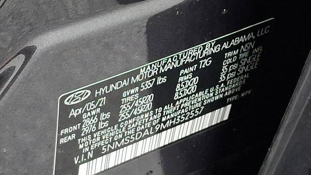 2021 Hyundai SANTA FE Calligraphy