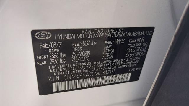 2021 Hyundai SANTA FE SEL