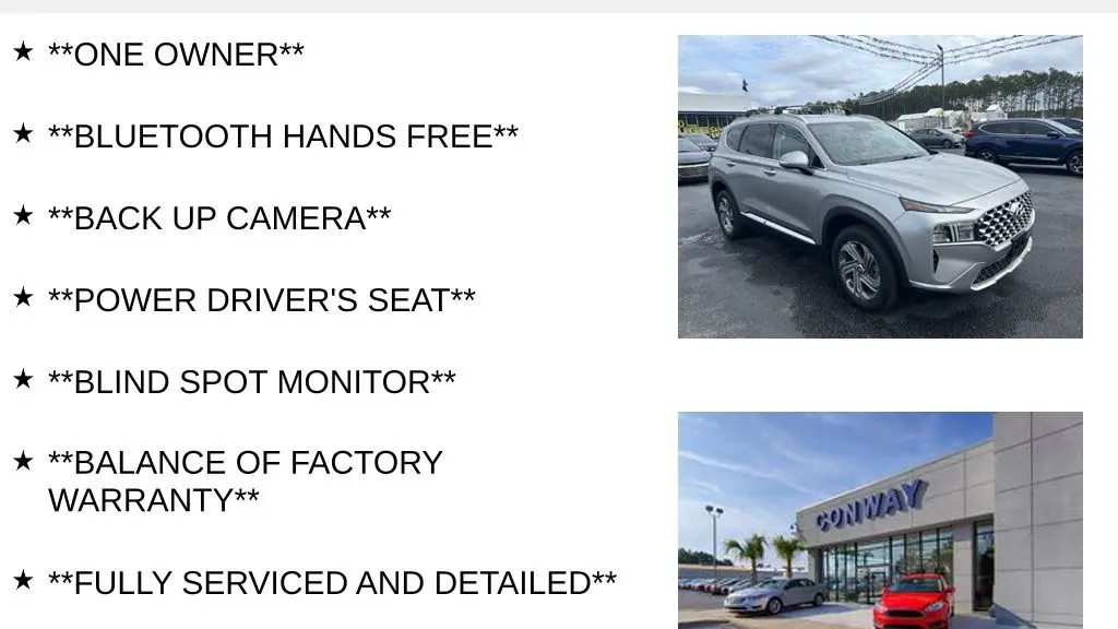 2021 Hyundai SANTA FE SEL