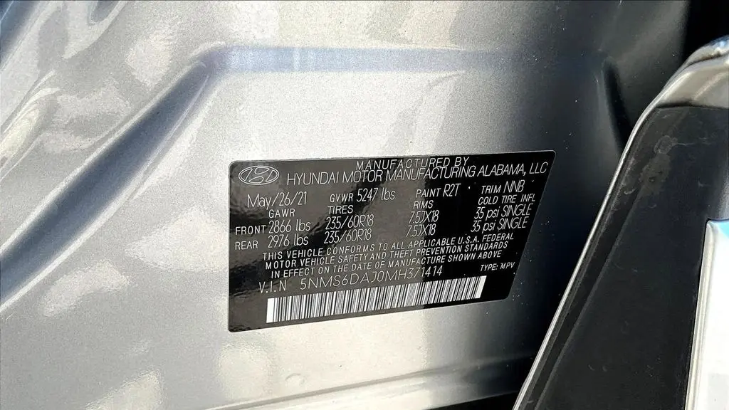 2021 Hyundai SANTA FE SEL