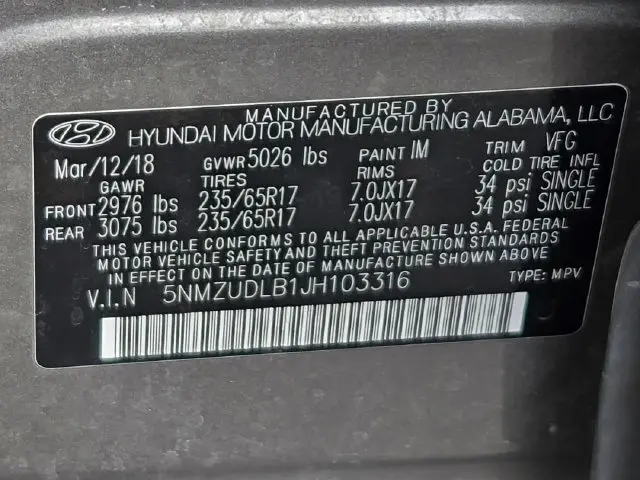 2018 Hyundai Santa Fe Sport - $11,899