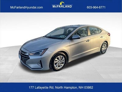 2019 Hyundai Elantra SE 4DR Sedan 6M