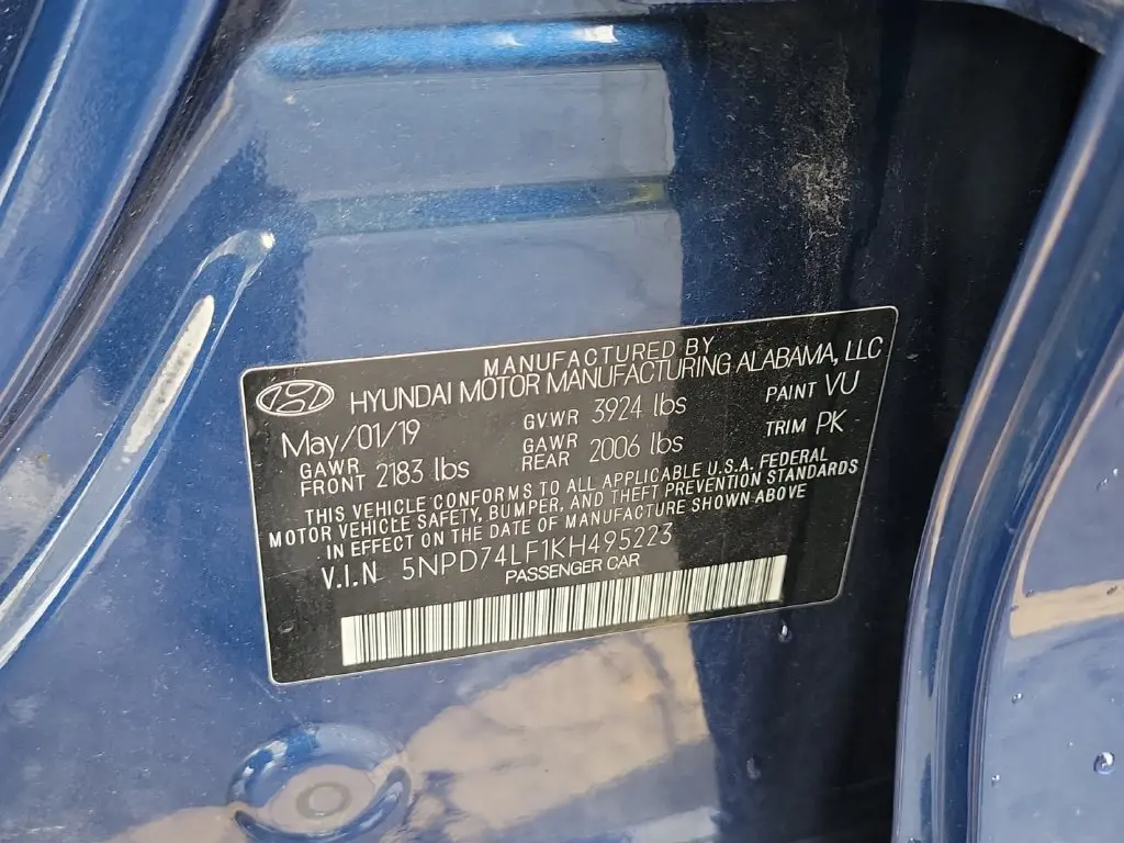 2019 Hyundai Elantra - $9,850