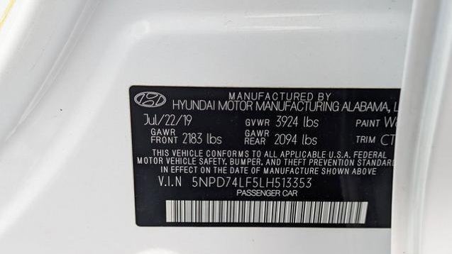 2020 Hyundai ELANTRA SE