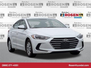 2018 Hyundai ELANTRA with Quartz White Pearl Exterior