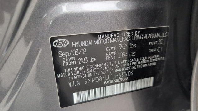 2020 Hyundai ELANTRA Value Edition
