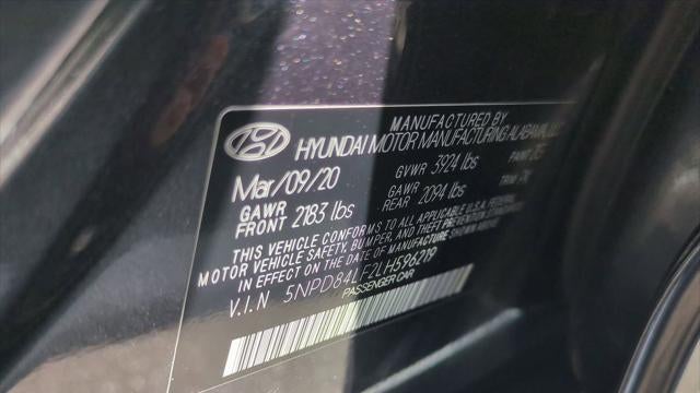 2020 Hyundai ELANTRA Value Edition