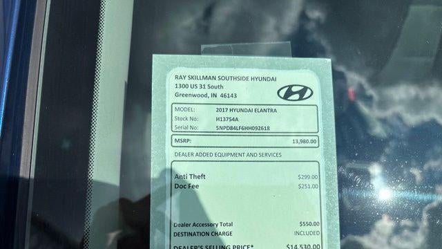 2017 Hyundai ELANTRA SE