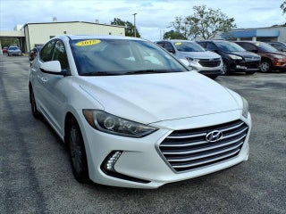 2018 Hyundai ELANTRA with Quartz White Pearl Exterior