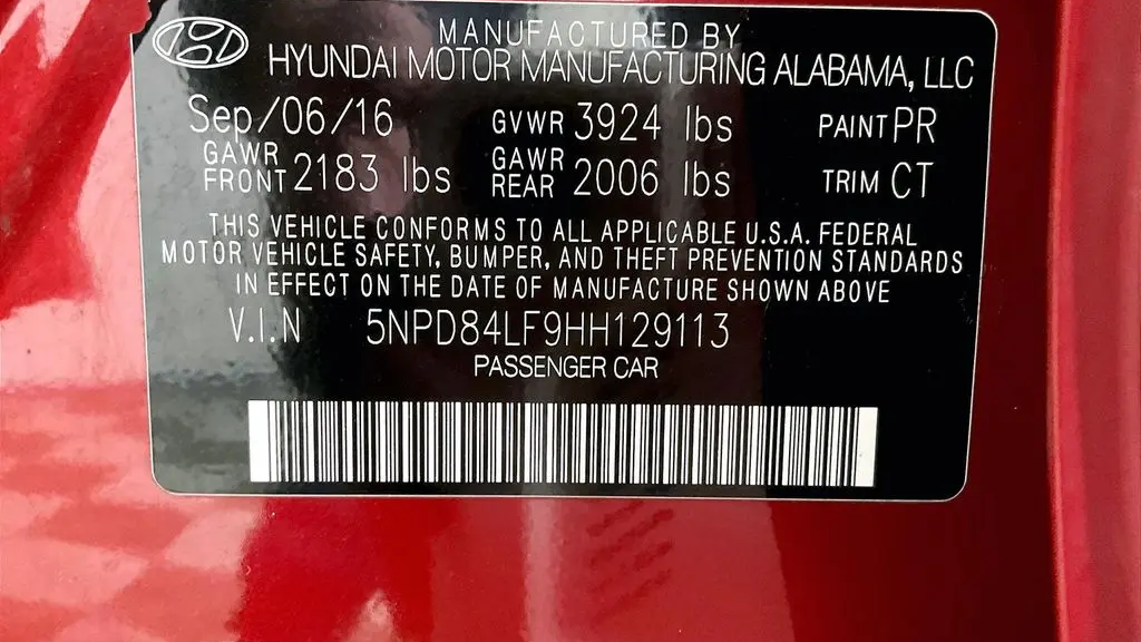2017 Hyundai ELANTRA SE