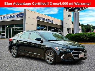 2018 Hyundai Elantra SEL 4DR Sedan (us)