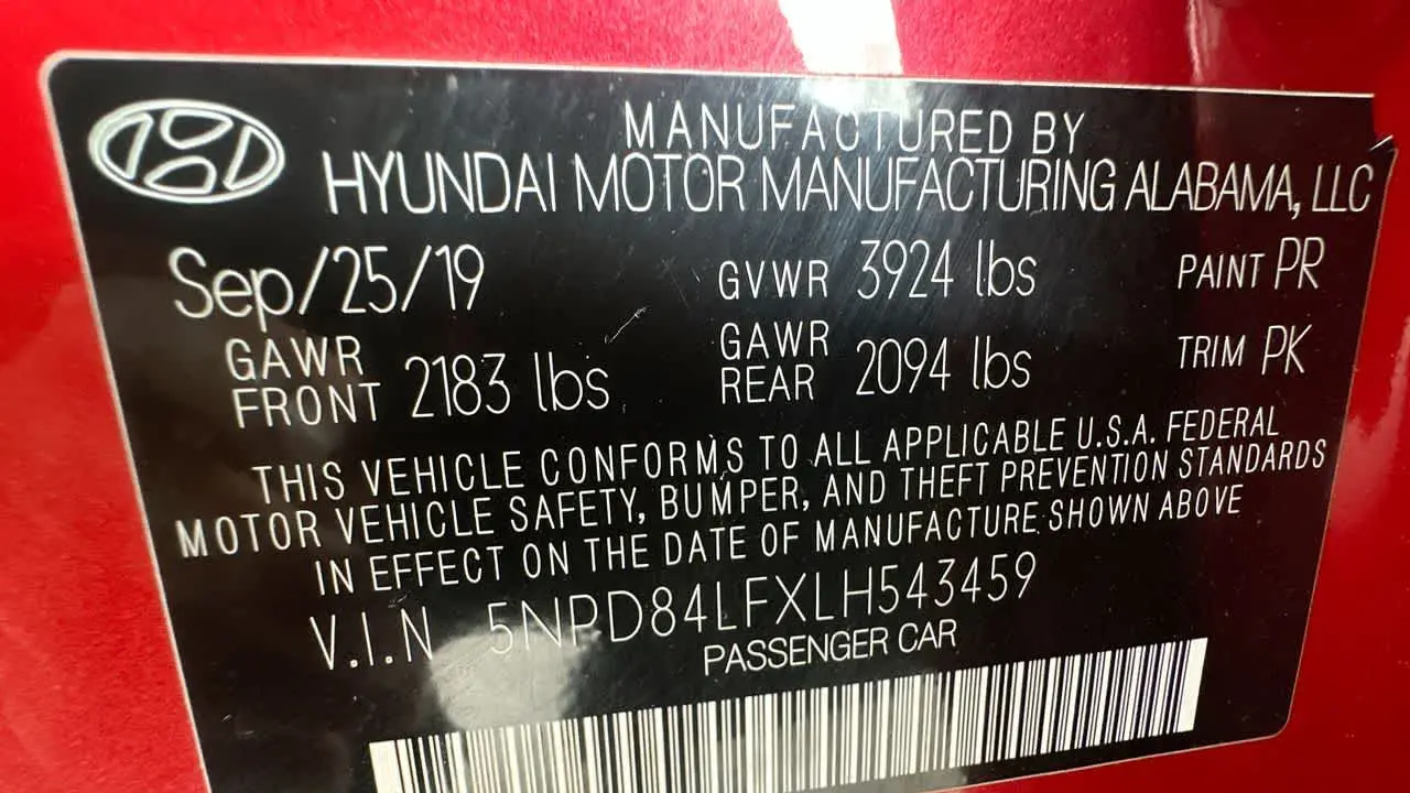 2020 Hyundai ELANTRA Value Edition