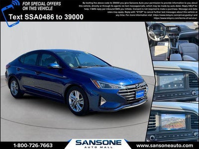 2020 Hyundai Elantra SEL 4DR Sedan