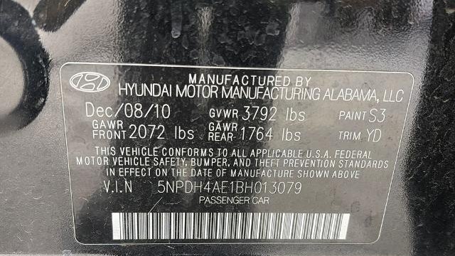 2011 Hyundai ELANTRA GLS