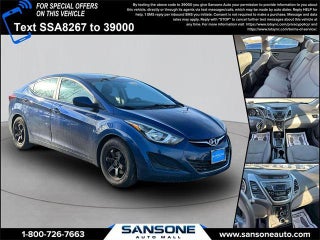 2016 Hyundai ELANTRA with Lakeside Blue Exterior