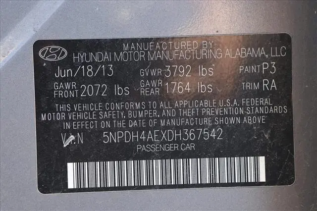 2013 Hyundai Elantra - $6,999