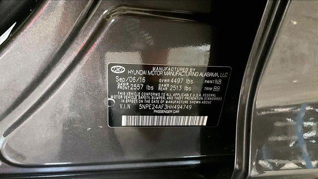 2017 Hyundai SONATA SE