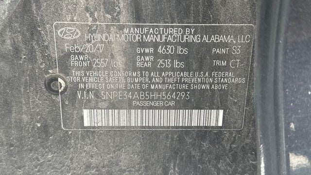 2017 Hyundai SONATA Limited 2.0T