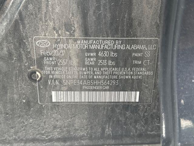 2017 Hyundai Sonata - $10,491